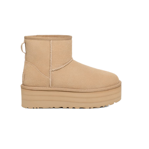 UGG Classic Mini Platform | נעלי האג פלטפורמה בז