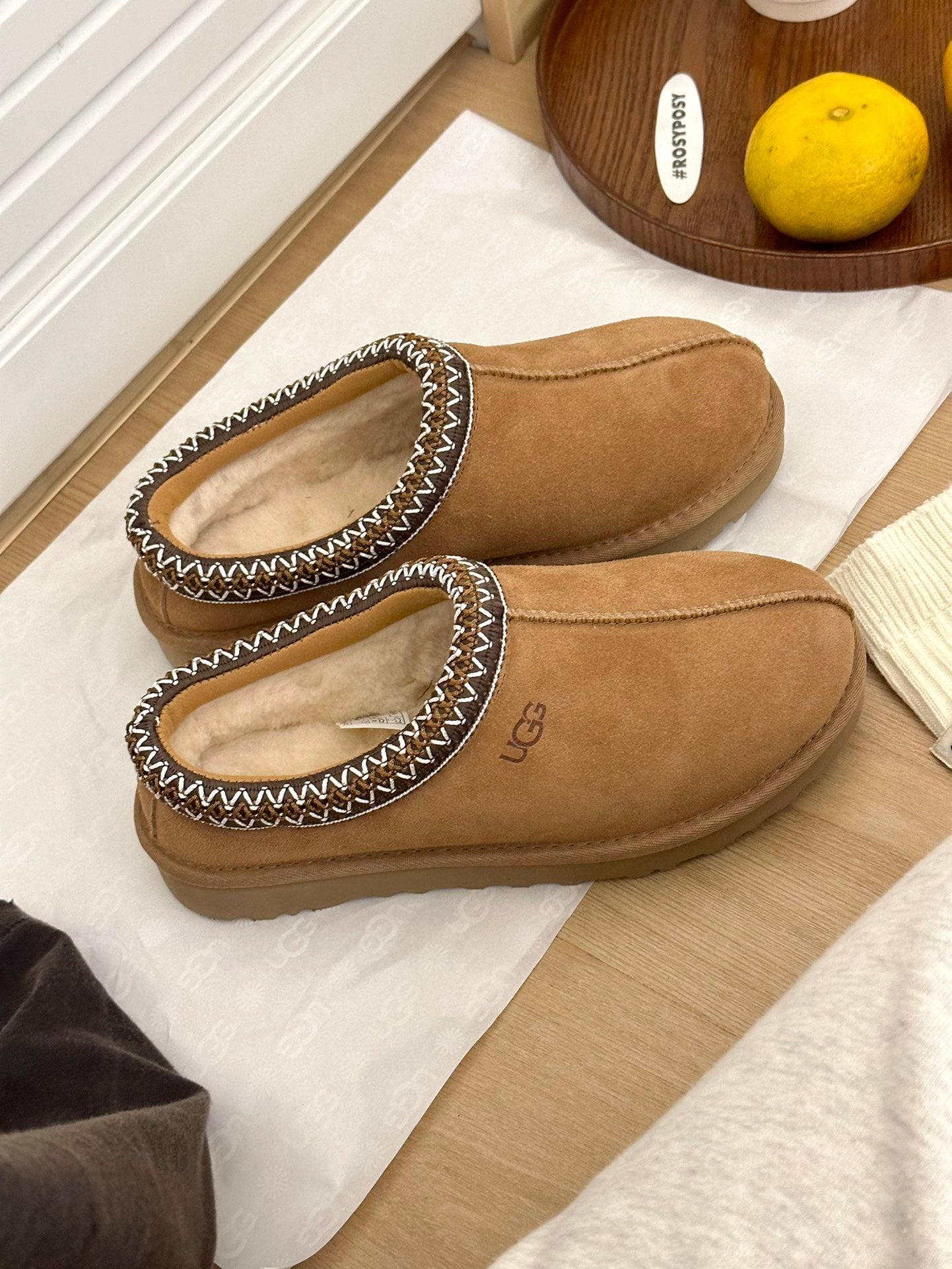 UGG Tasman Slipper Chestnut | נעל האג כפכפי טסמן חום