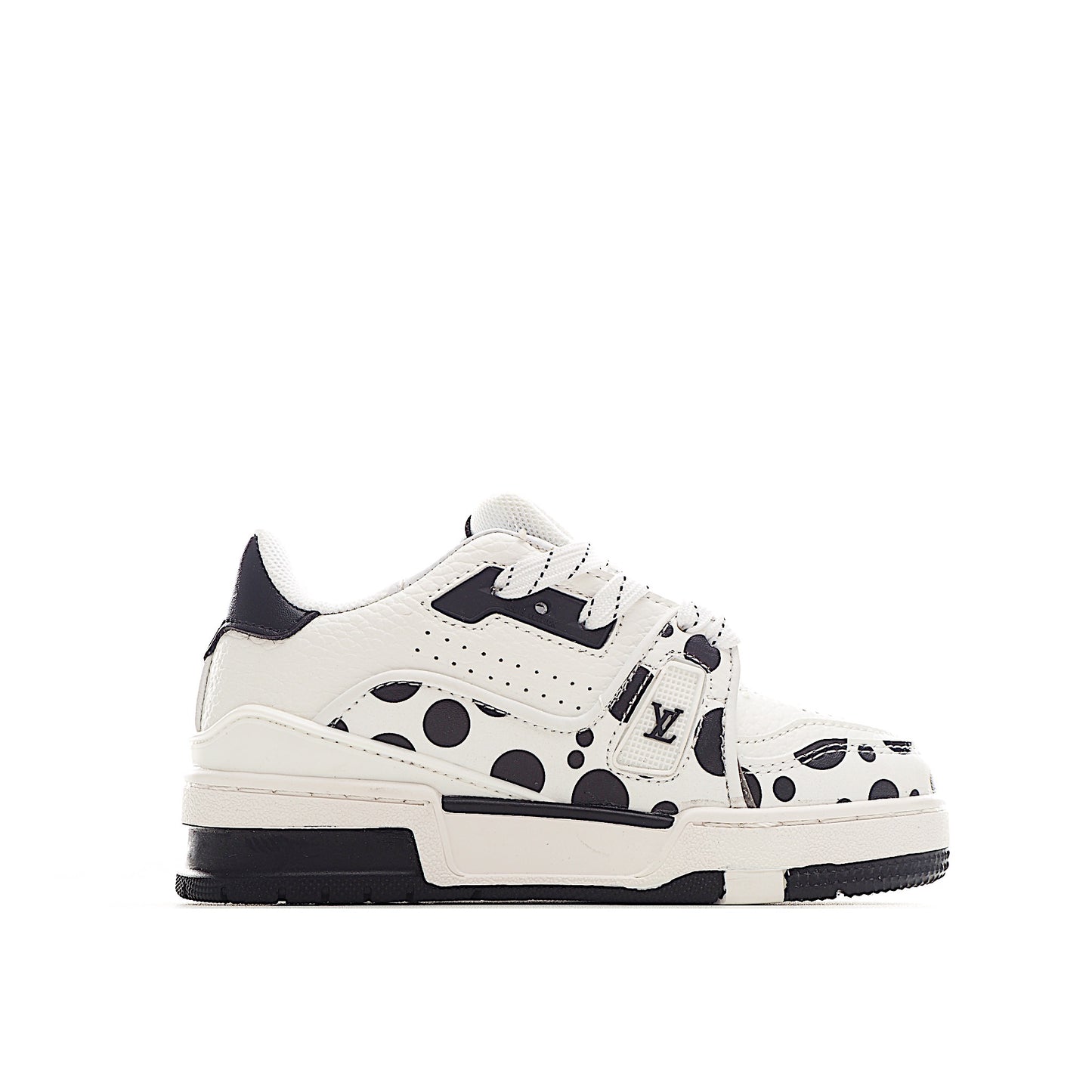 Louis Vuitton Trainer Sneaker White and Black Dots Kids/ ילדים