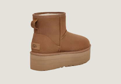 UGG Classic Mini Platform Chestnut | נעלי האג פלטפורמה חום