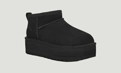 UGG Classic Ultra Mini Platform | נעליי האג פלטפורמה שחור