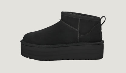 UGG Classic Ultra Mini Platform | נעליי האג פלטפורמה שחור