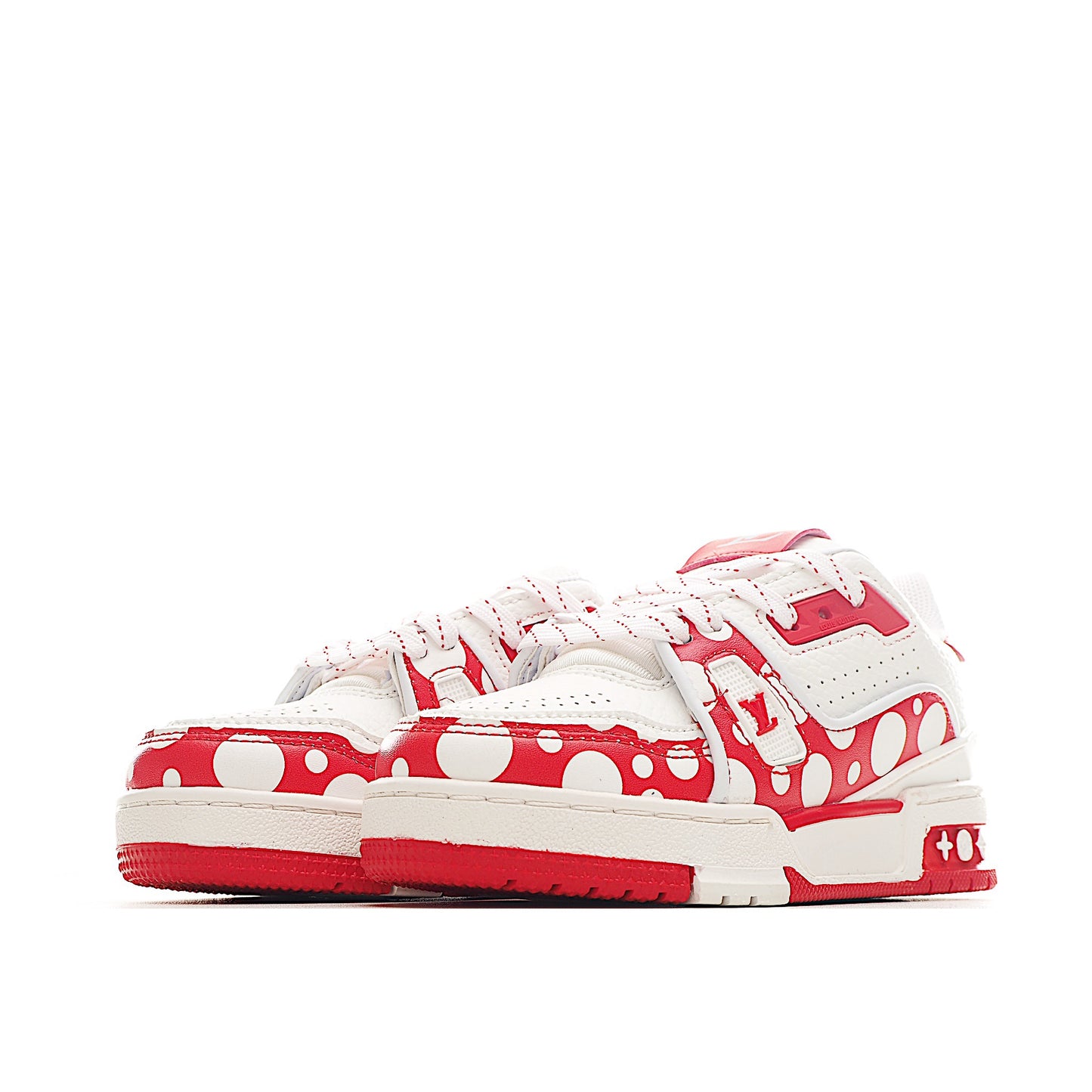 Louis Vuitton Trainer Sneaker White and Red Dots Kids/ ילדים