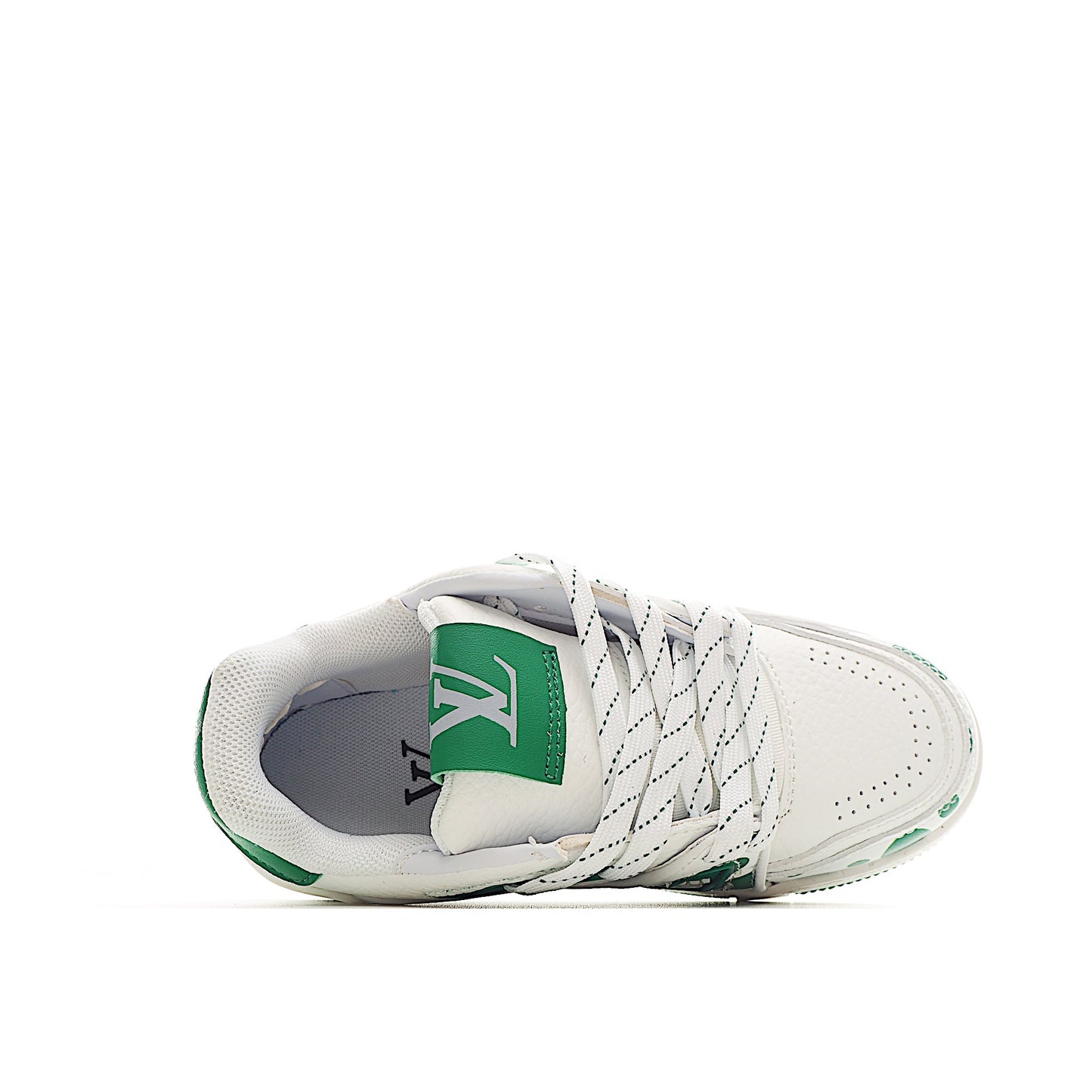 Louis Vuitton Trainer Sneaker White and Green Dots Kids/ ילדים