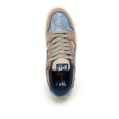 BAPE Sk8 Sta Low 'Vintage Beige Indigo'