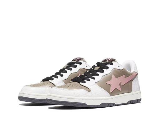 BAPE Sk8 Sta Low 'Brown Pink'