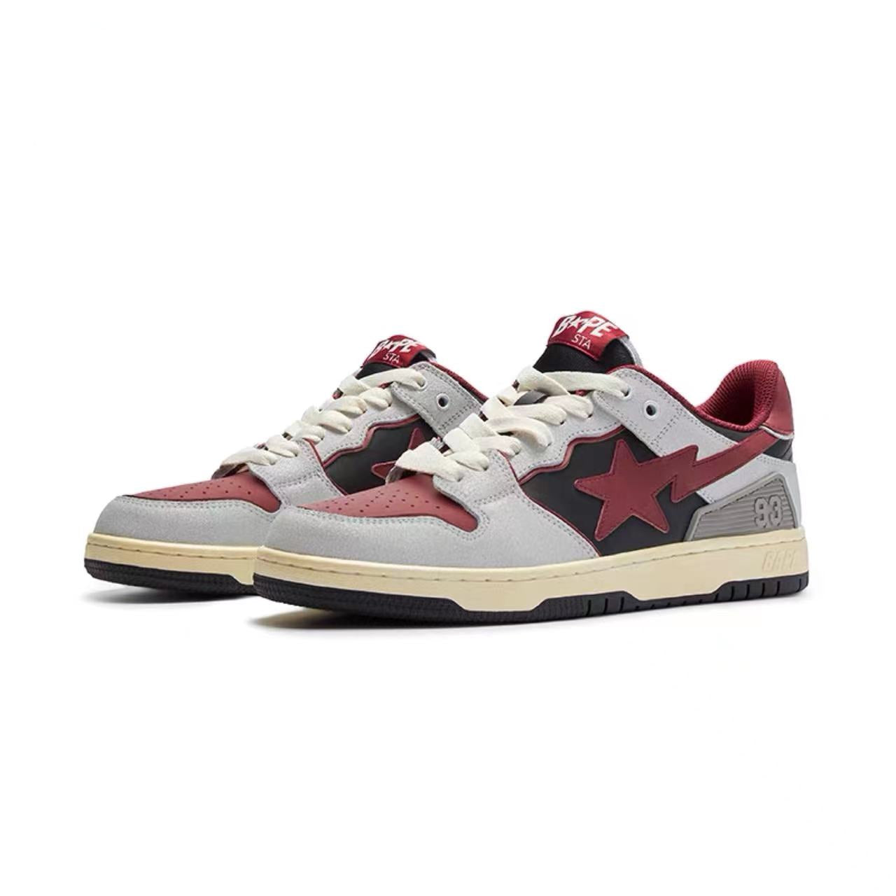 BAPE Sk8 Sta Low 'Red White'