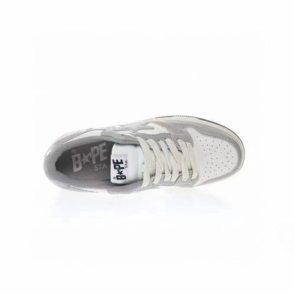 BAPE Sk8 Sta Low 'Gray White'