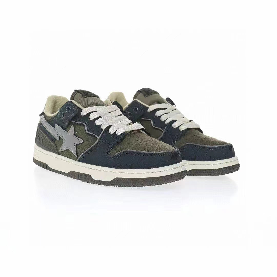 BAPE Sk8 Sta Low 'Navy/Grey'