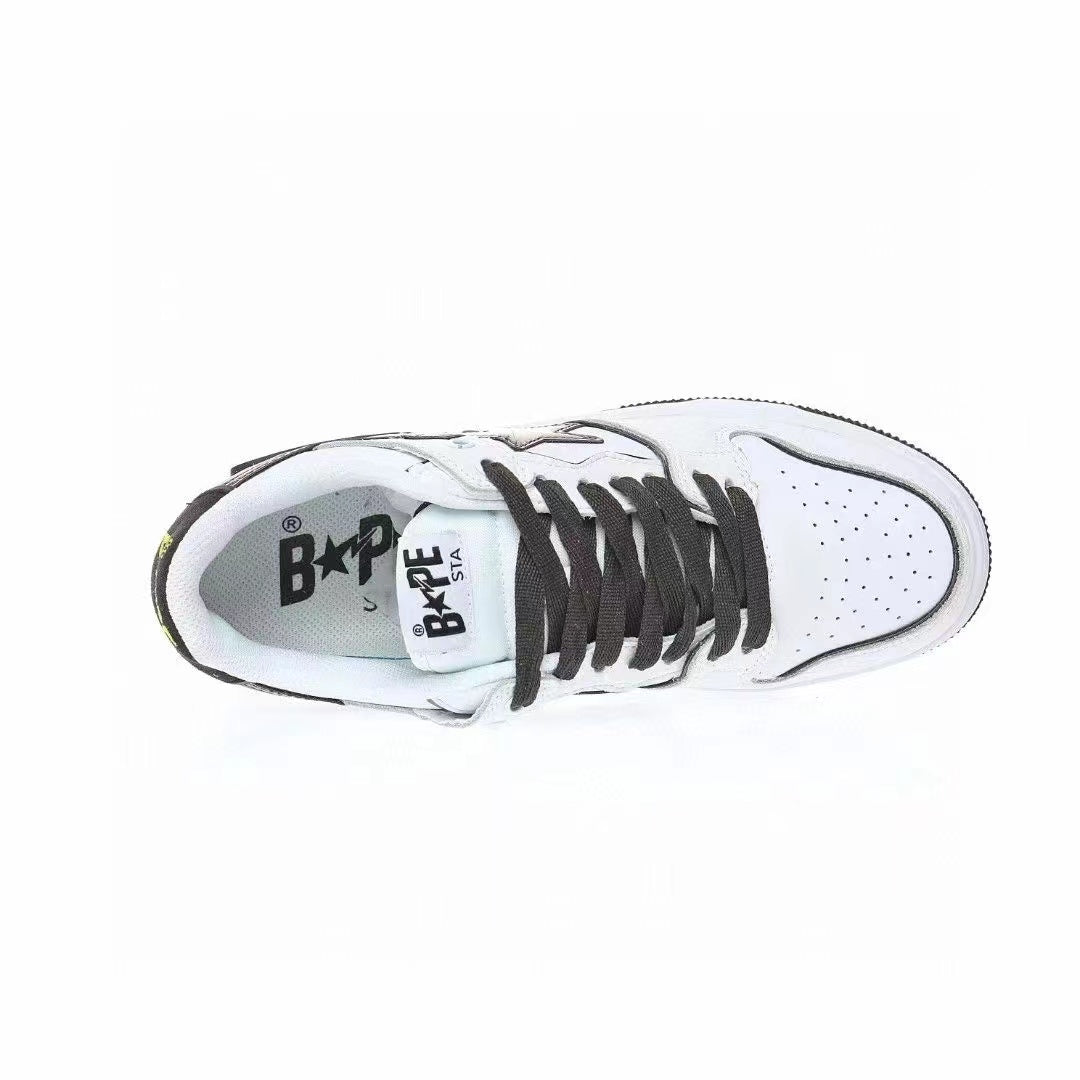 BAPE Sk8 Sta Low 'White Silver'