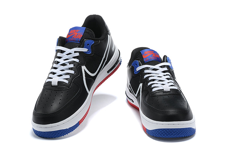 Nike Air Force 1 React Black/ White-Gym Red-Gym Blue