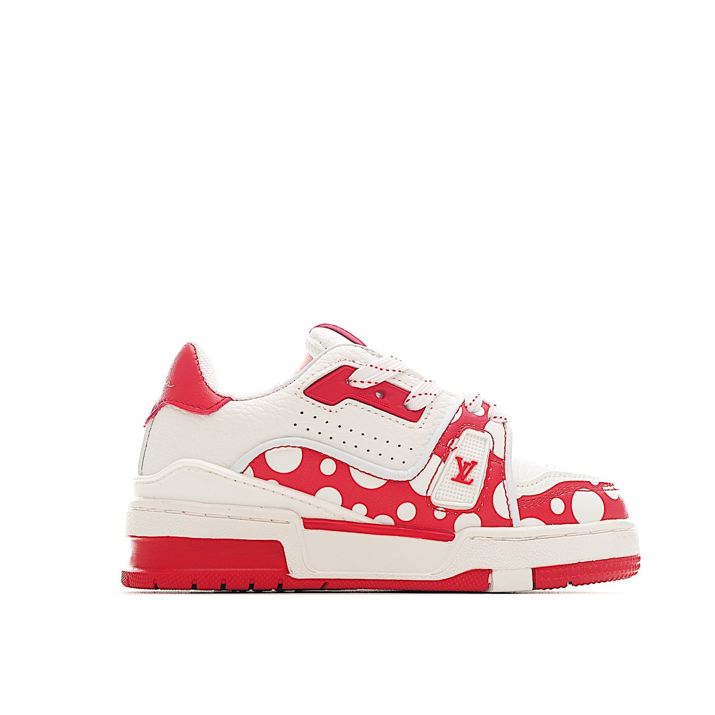 Louis Vuitton Trainer Sneaker White and Red Dots Kids/ ילדים