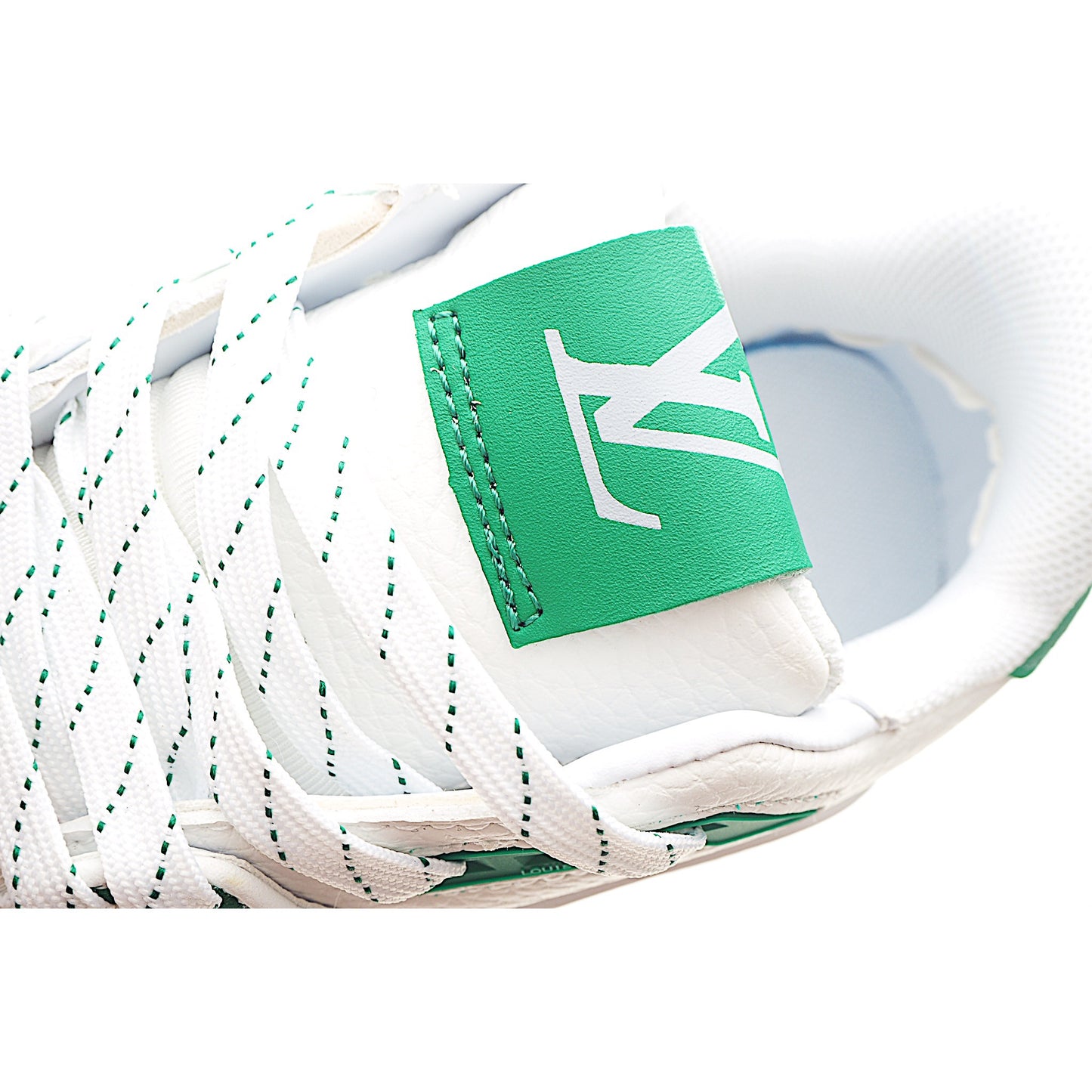 Louis Vuitton Trainer Sneaker White and Green Dots Kids/ ילדים