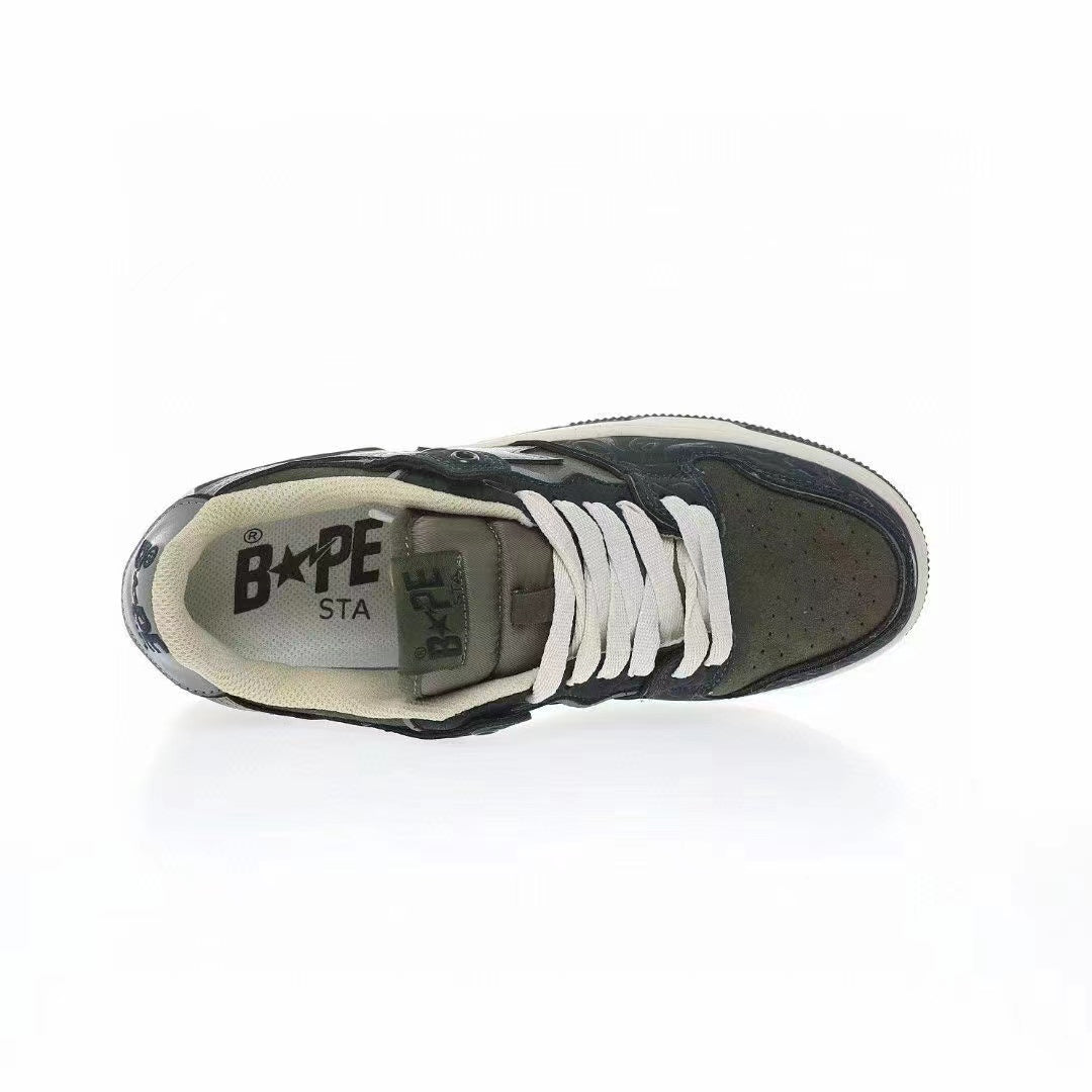 BAPE Sk8 Sta Low 'Navy/Grey'