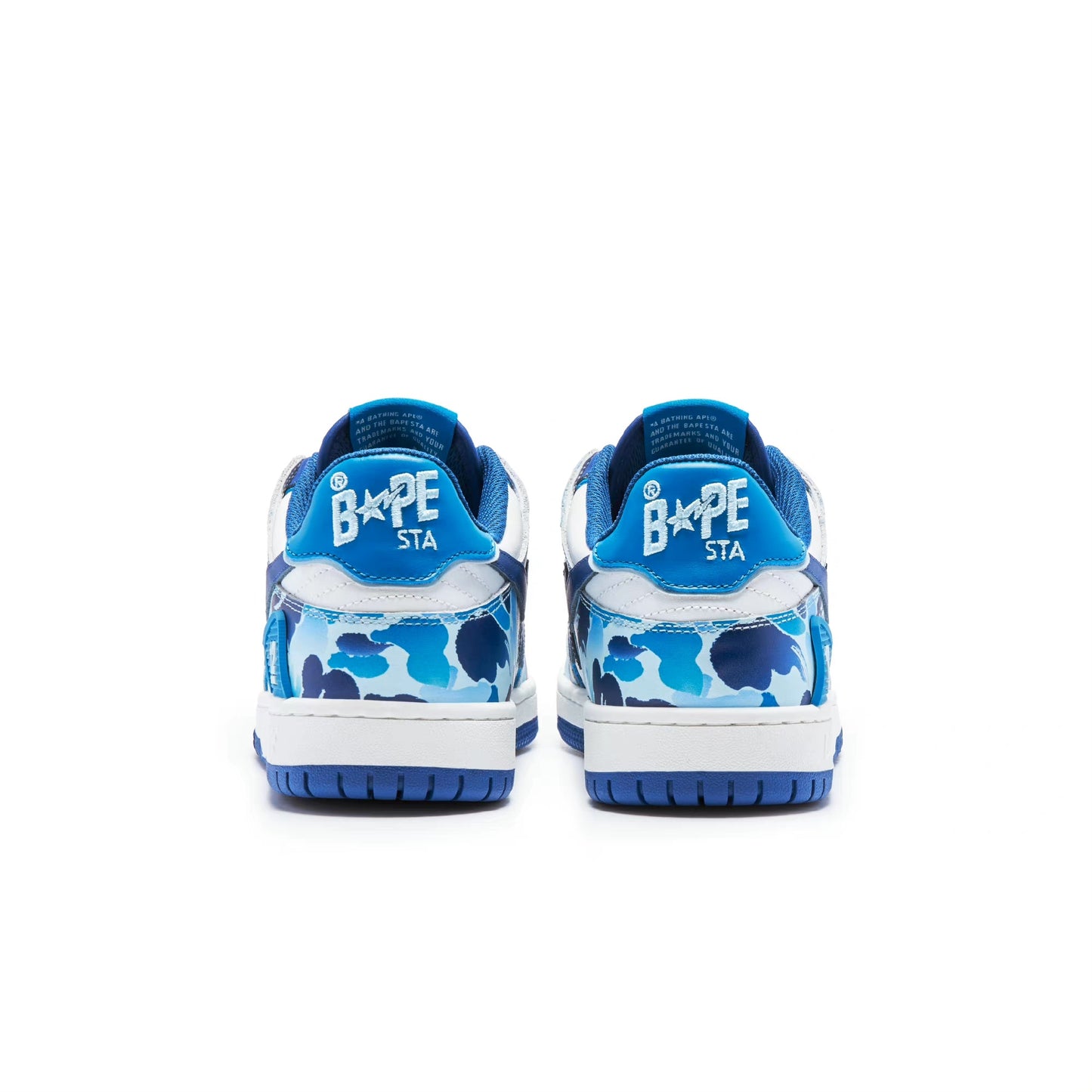 BAPE Sk8 Sta Low 'Navy Blue White'