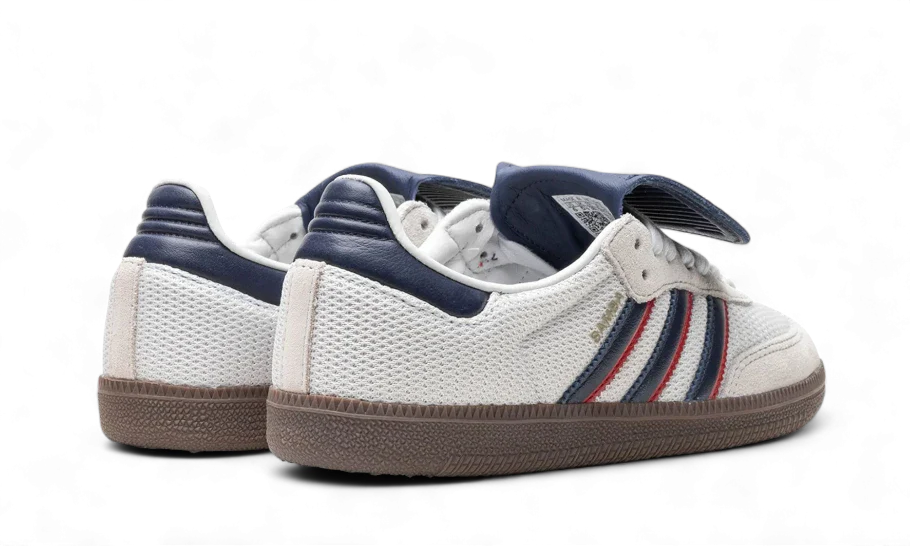 Adidas Samba LT Crystal White Dark Blue Gum