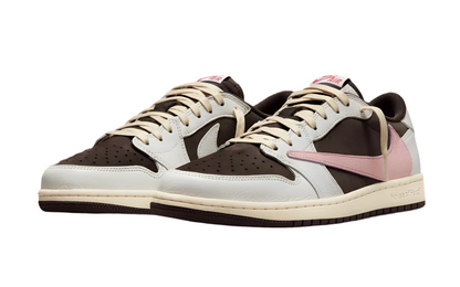 Travis Scott x Air Jordan 1 Low OG Dark Pony/Pink Oxford