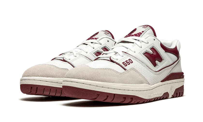 New Balance 550 Sea Salt Burgundy