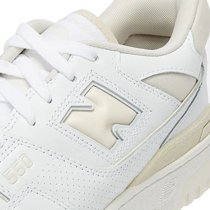 New Balance 550 Womens White / Silver Birch Trainers