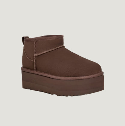 UGG Classic Ultra Mini Platform Brown | נעליי האג פלטפורמה חום עץ