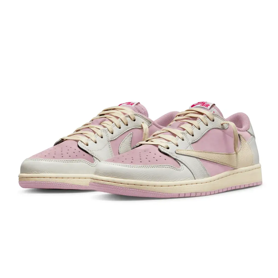 Travis Scott x Air Jordan 1 Low OG Shy Pink