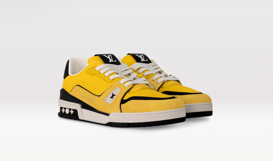 Louis Vuitton Trainer Sneaker Yellow