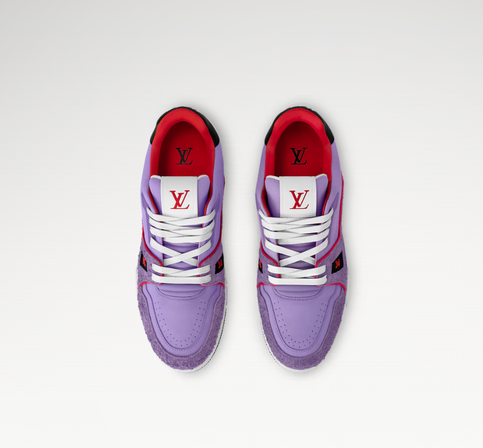 Louis Vuitton Trainer Sneaker Purple