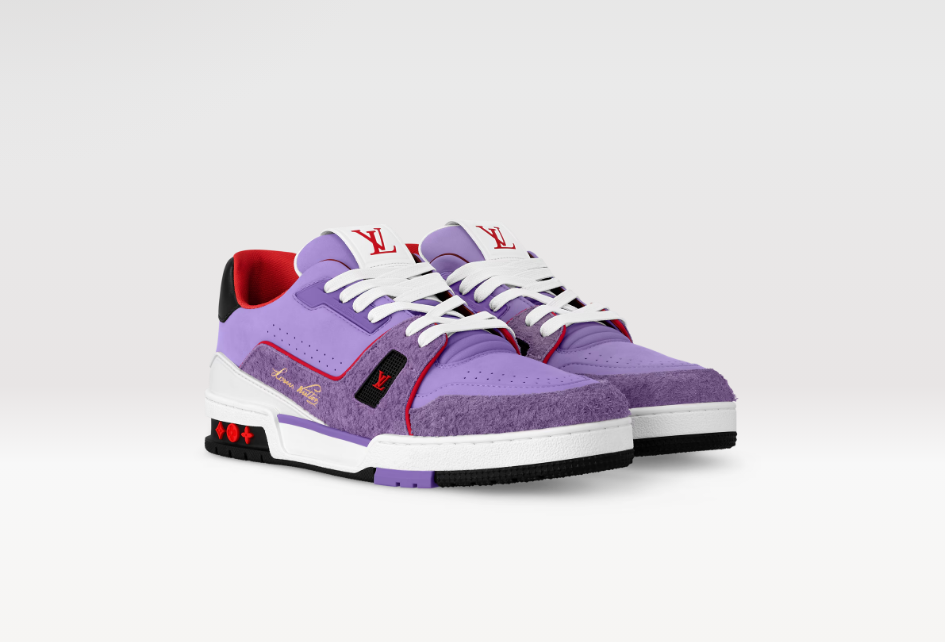 Louis Vuitton Trainer Sneaker Purple