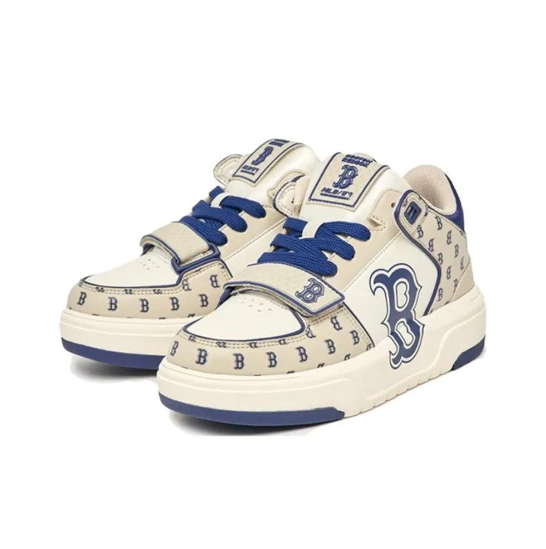 MLB Chunky Liner Basic Mid Top Skateboard Brown White Blue