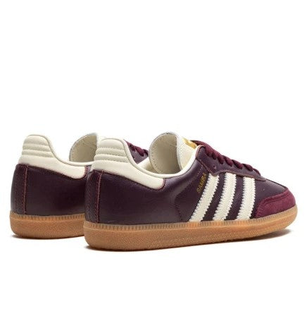 Adidas Samba OG Maroon Gold Metallic