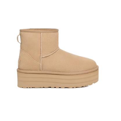 UGG Classic Mini Platform  | נעלי האג פלטפורמה בז