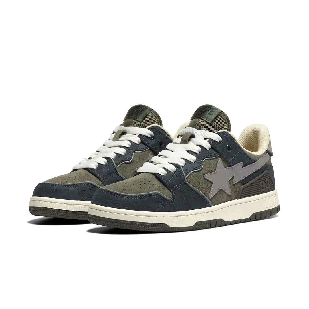 BAPE Sk8 Sta Low 'Navy/Grey'