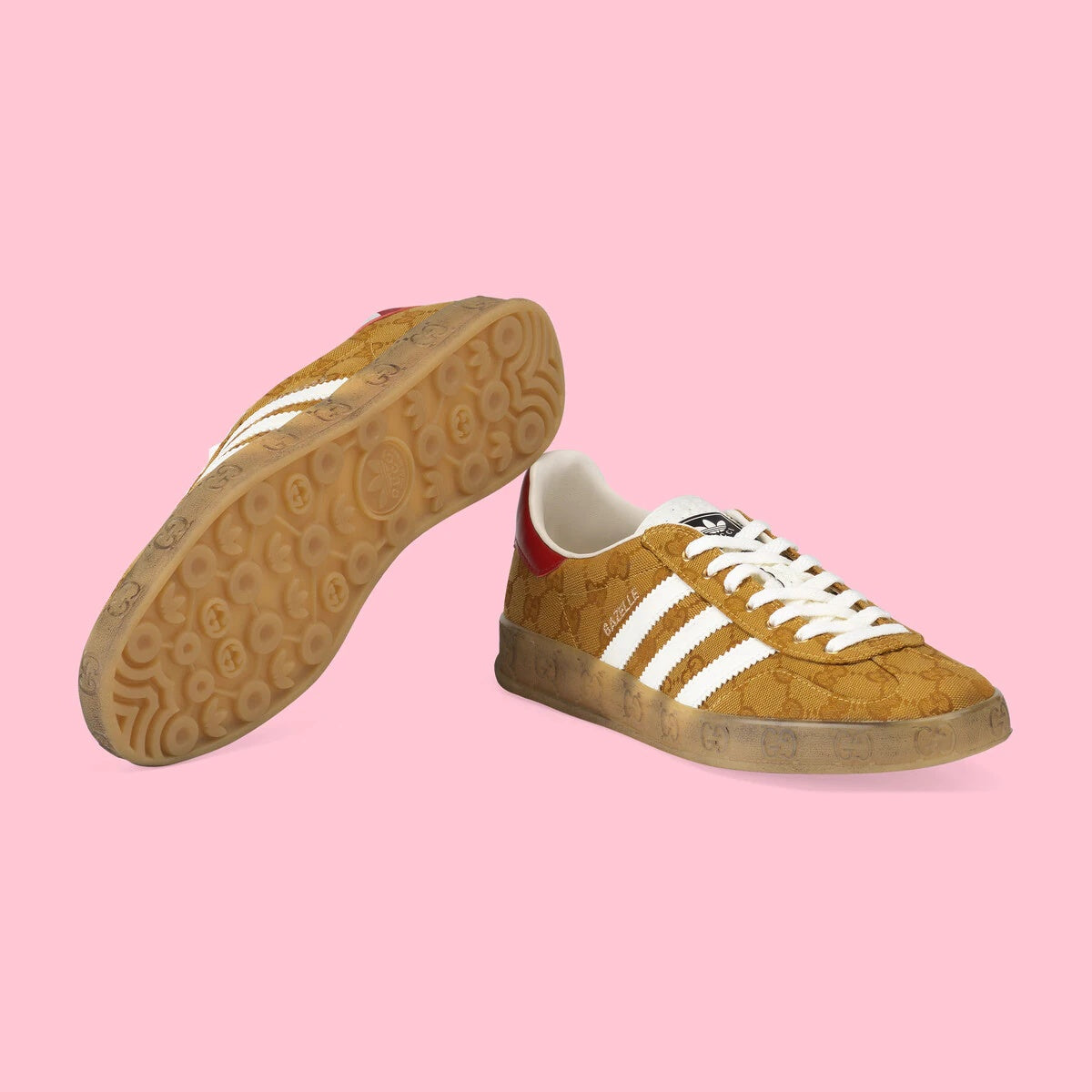 adidas x Gucci Gazelle Brown/White