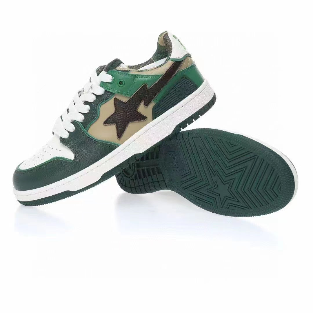 BAPE Sk8 Sta Low 'Army Green'