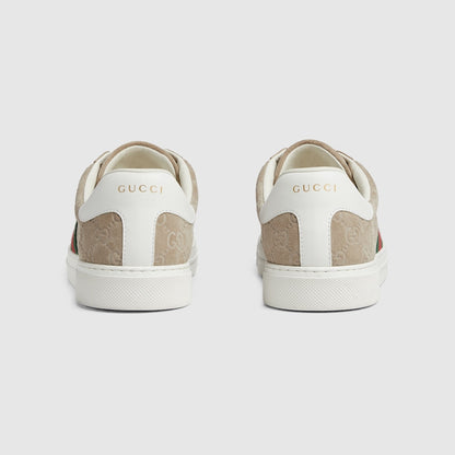 Gucci Ace Leather Oatmeal