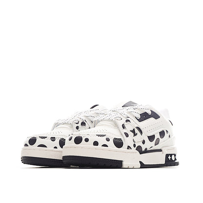 Louis Vuitton Trainer Sneaker White and Black Dots Kids/ ילדים