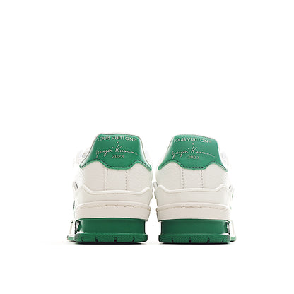 Louis Vuitton Trainer Sneaker White and Green Dots Kids/ ילדים