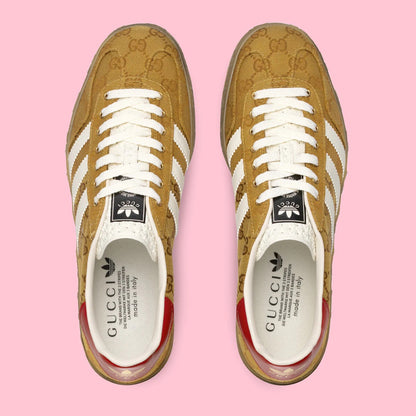 adidas x Gucci Gazelle Brown/White