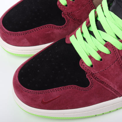 Air Jordan 1 Switch dark red zipper