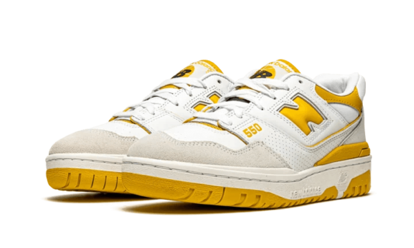 New Balance 550 Sea Salt Varsity Gold