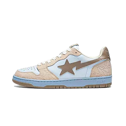 BAPE Sk8 Sta Low 'Blue/Tan'