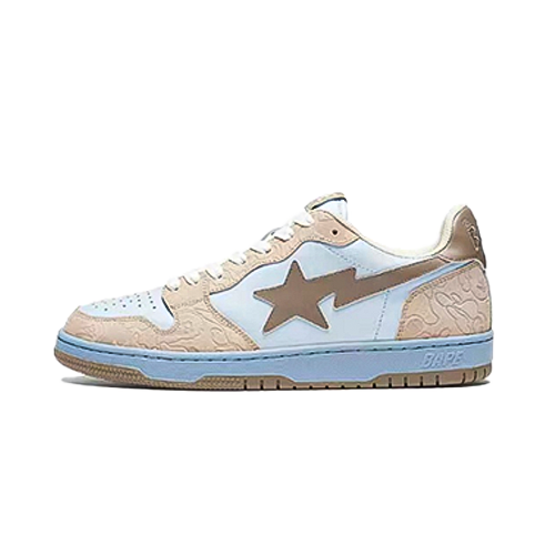 BAPE Sk8 Sta Low 'Blue/Tan'