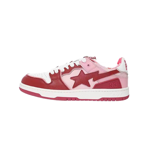 BAPE Sk8 Sta Low 'ABC Camo - Red'