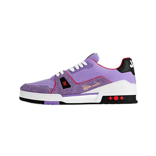 Louis Vuitton Trainer Sneaker Purple