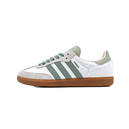 Adidas Samba OG Cloud White Silver Green