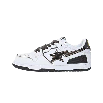 BAPE Sk8 Sta Low 'White Silver'