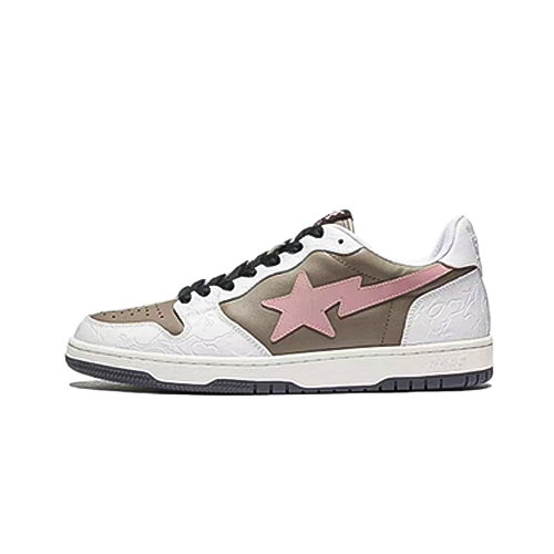 BAPE Sk8 Sta Low 'Brown Pink'