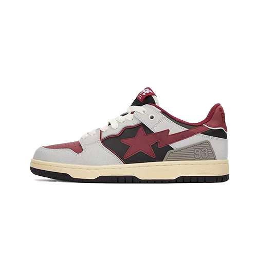 BAPE Sk8 Sta Low 'Red White'