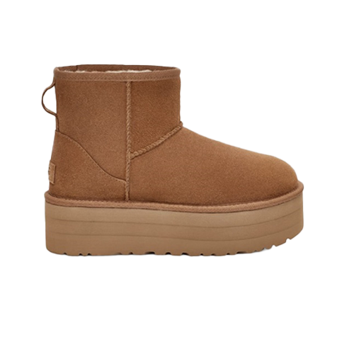 UGG Classic Mini Platform Chestnut | נעלי האג פלטפורמה חום