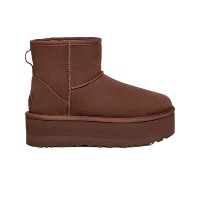 UGG Classic Mini Platform Brown | נעלי האג פלטפורמה חום עץ